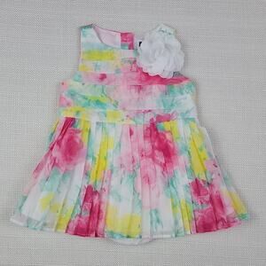 Janie and Jack floral sleeveless dress 3-6M‎